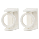 Nail Free Adjustable Shelf Adhesive Round Hook Hanging Rack Curtain Rod Holder