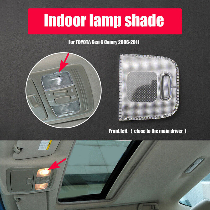 Auto Reading Light Cover Dome Lamp Cap for Gen 6 Camry 06-11 (Front Left)