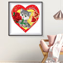 DIY 5D Diamond Painting Full Round Valentines Love Handmade Picture Home Decor