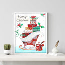 5D DIY Special Shaped Diamond Painting Sled Embroidery Kits Living Room Decor