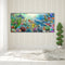 Undersea Dolphins Oil Paint By Numbers Kits DIY Handpainted Decoration Unfr