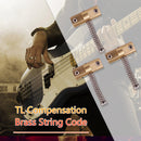 3pcs Guitar Compensated Bridge Saddles Parts Equipment for Tele TL Guitar