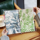 6-Ring Loose Leaf Binder Journal Transparent Notebook Insert Pages (A5) Newly