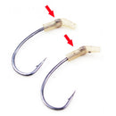 10x Carp Fishing Hook Anti-Tangle Sleeves Line Aligner Positioner Fishing Tackle