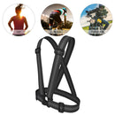Reflective Straps Night Running Riding Vest Adjustable Safety Band (Black) Newly