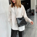 Women Fashion Rivet Shoulder Bag Leather Retro Messenger Bags Ladies Large Purse