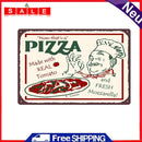 Weatherproof Retro Chic Gourmet Advertisement Sign Iron Painting for Home Room