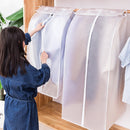 2pcs Zipper Clothes Dust Cover Space Saving Laundry Hanging Bag Home Accessories