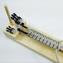 DIY Paracord Jigs Bracelet Maker Knot Maker Braided Parachute String Wood J