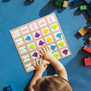 Educational Fish Direction Arrow Match Board Children Color Sensory Puzzle Newly