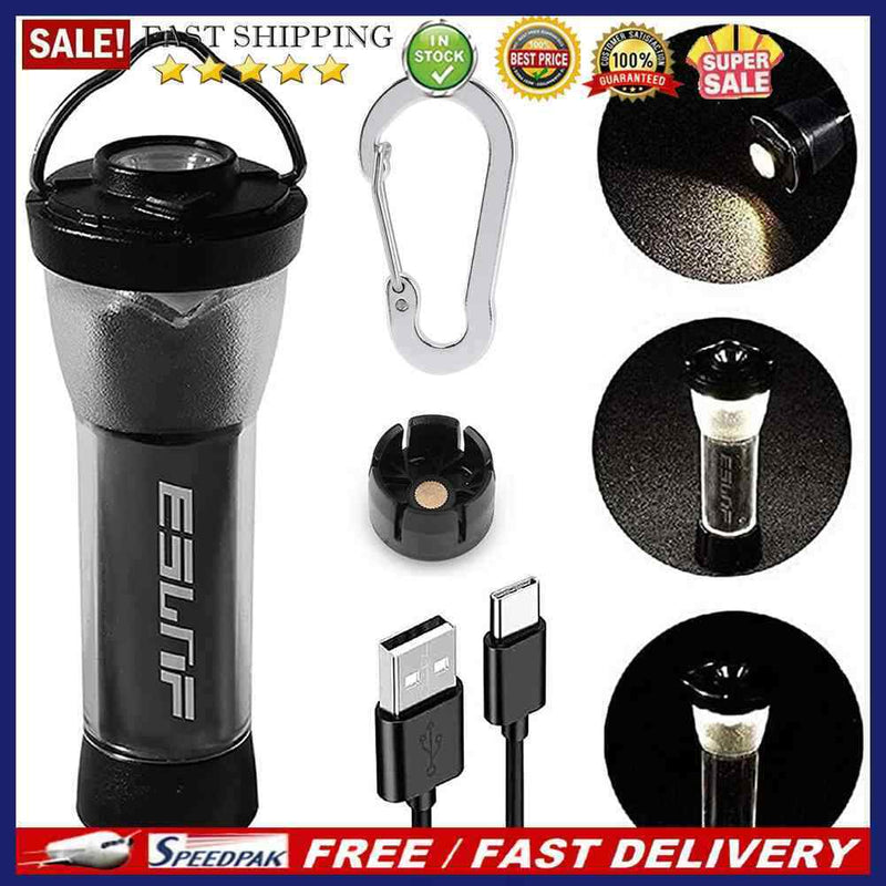 LED Camping Atmosphere Lamp Portable Night Fishing Torch Light Outdoor Equipment