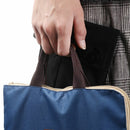 Cloth Zipper Document Bag Paper Storage Business Briefcase A4 File Folder