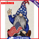 5D DIY Diamond Painting Flag Dwarf Full Drill Rhinestone Mosaic Art Picture