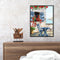 Frameless Oil Paint By Numbers Seaside Garden DIY Canvas Picture Craft Kit