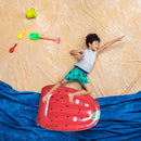 Foldable Pool Float Lounge for Kids Relaxing on Water Pool Workout and Warm U