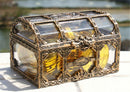 Plastic Transparent Gem Crystal Storage Organizer Pirate Treasure Box Container
