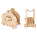 Detachable Bamboo Wood Mosquito Coil Racks Mosquitoes Incenses Hanging Bracket