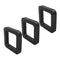3pcs Trailer Hitch Pad Car Part Accessory Silencer Pad Carrier Cushion Protector
