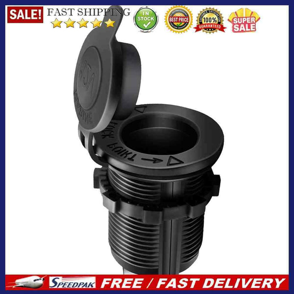 12V Cigarette Lighter Socket Power Outlet with Wire DIY Kit for Car Marine Boat