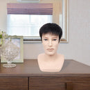 Short Synthetic Men Wigs Toupee Hairpieces Hair Replacement (Brush Cut) Newly