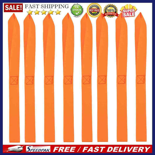 8x Soft Loop Tie-Down Towing Strap 13x1 inch for Securing Motorcycle UTV Sc