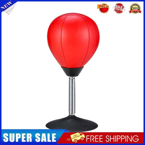 Desktop Punching Bag Suction Cup Stress Burster Relief Ball with Pump for Office