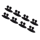 8Pcs Car Interior Clip Earphone Cable Clip Arrangement Panel Clamp(Black) Newly