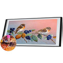 5D Flower Bird Mosaic Diamond Painting Drawing Full Round Drill DIY Art Craft