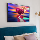 5D Round Drill Diamond Painting Kit DIY Heart Tree Mosaic Drawing Home Deco