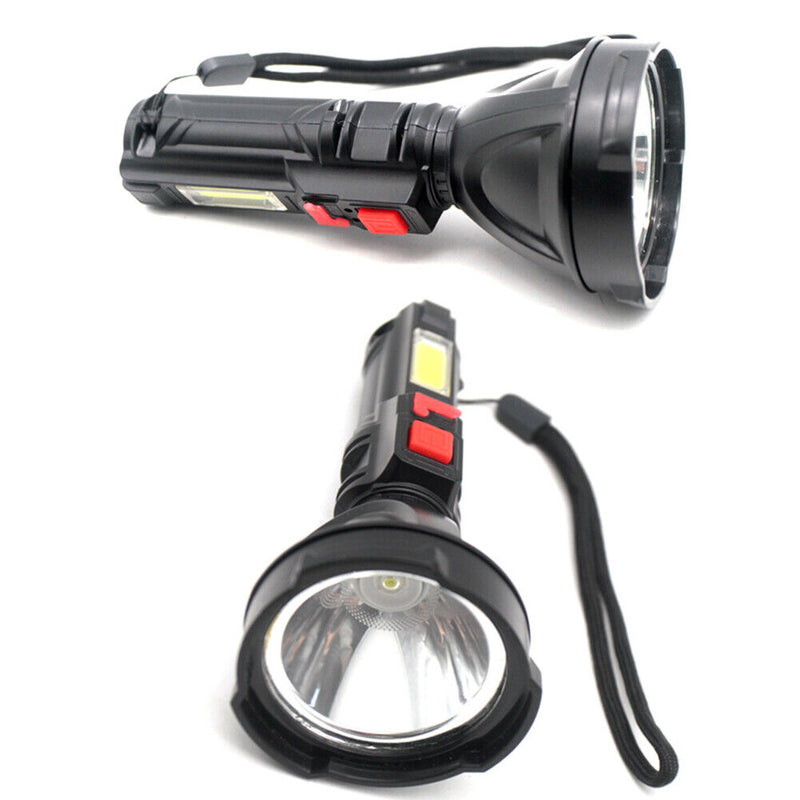 Rechargeable Portable LED Flashlight Multifunctional Powerful Torch Searchlight