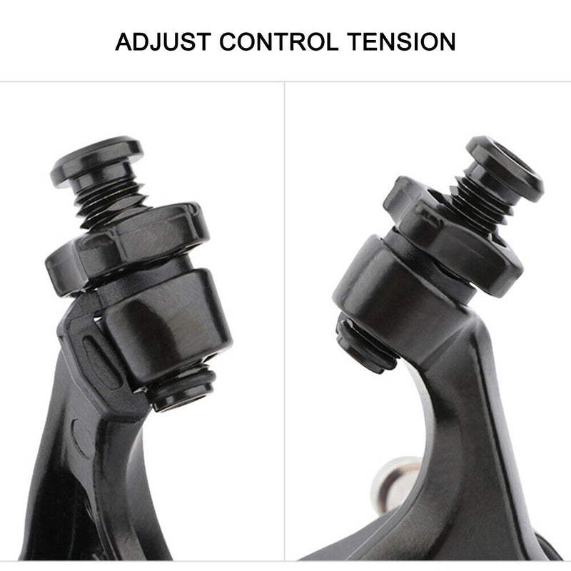 Aluminum Road Bicycle C Brake Caliper Bike Front Rear Brake Handles (Rear) Newly