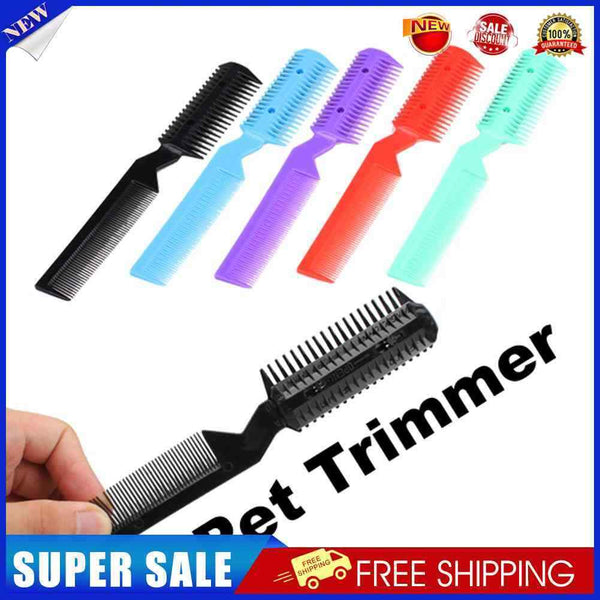Pet Hair Trimmer Grooming Comb Cutting Remover Brush Pet Cat Accessories