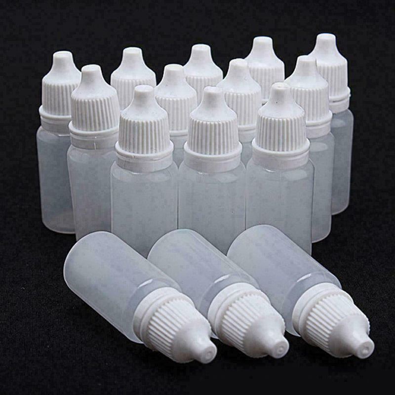 Empty Plastic Dropper Bottles Container Vials, Suit For Solvents Portable F3G3