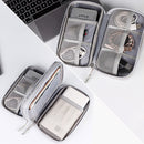 Digital Storage Bag Organizer Portable Data Cable Earphones Holder (Grey) Newly
