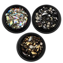 art Decor Glitter Glass Flatback Rhinestone Bottom Crystal Nail Art Rhinestones