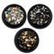 art Decor Glitter Glass Flatback Rhinestone Bottom Crystal Nail Art Rhinestones