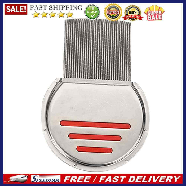 Head Lice Treatment Nit Free Comb with Rounded Tip Super Density Teeth Brush