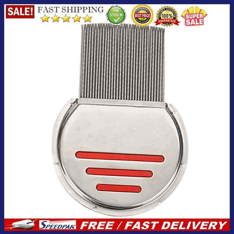 Head Lice Treatment Nit Free Comb with Rounded Tip Super Density Teeth Brush