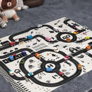 Baby Crawling Mat Cartoon Play Mat for Children Game Pad (130x100cm) Newly