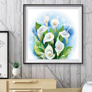 5D DIY Diamond Painting Calla Flower Embroidery Full Drill Cross Stitch Mos