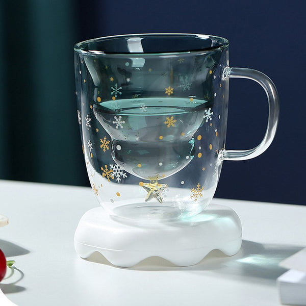 Decorations Transparent Glass Water Bottle Creative Mug Milk Cup With Cover