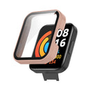 Hard PC Case for Redmi Watch 2 Full Cover Watch Screen Protector (Pink)