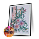 Diamond Painted DIY Quilling Paper Partial Special Rhinestone Picture Kits Newly