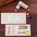 #A Retro Fire Paint Seal Gift Box Set for Valentines Envelope Wedding Invitation