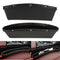 PU Leather Catcher Box Car Seat Slit Storage Pocket (Black)