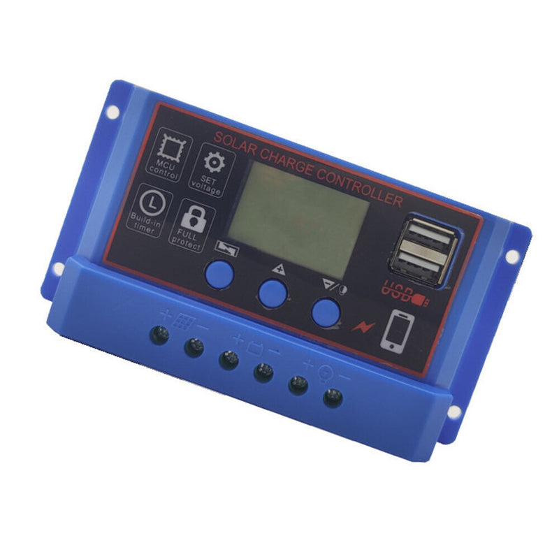PWM Dual USB Charger Controller 12V 11.1V Solar Battery Regulator (30A) Newly