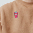 Creative Clothing Bags Women Men Metal Lapel Pin Cartoon Trash Can Drip Brooch