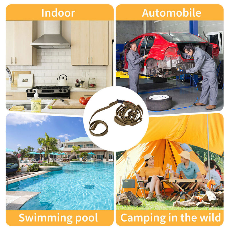 1.8/5m Outdoor Camping Rope Strap Portable Hanging Rope Hang Your Camping Gea