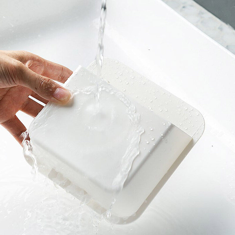 Waterproof Wall Mounted Cosmetic Cotton Swab Paper Box with Cover Dust-Proo