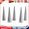5pcs DIY Cones Stainless Steel Spiral Baked Croissants Tubes Pastry Mold(S)